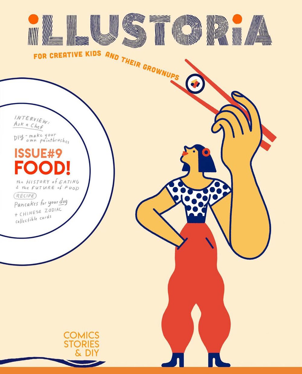 Illustoria: For Creative Kids and Their Grownups - The Food Issue