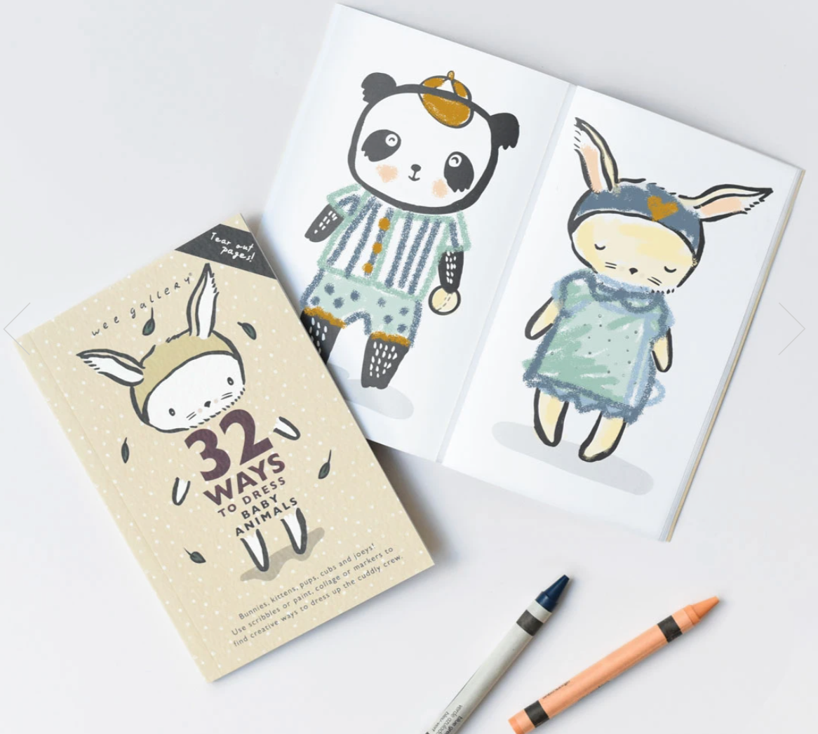 Activity Book: 32 Ways to Dress Woodland Animals