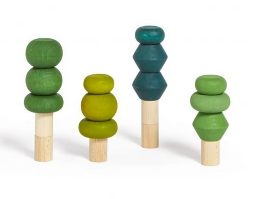 Wooden Stacking Toy - Summer Trees