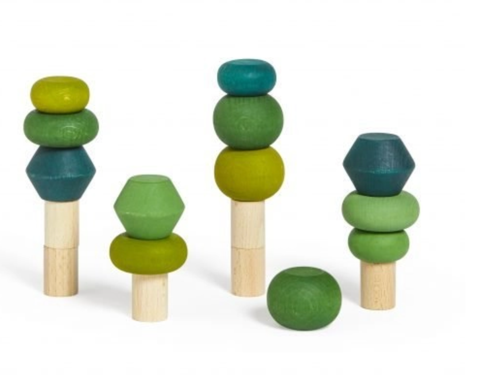 Wooden Stacking Toy - Summer Trees