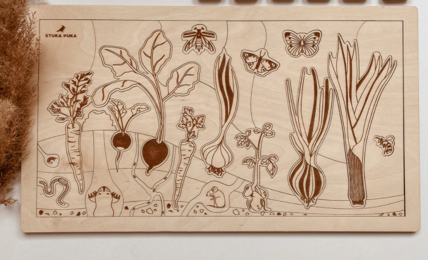 SECRET GARDEN WOODEN PUZZLE